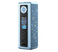 Per VOO POO Vinci Spark 100 Mod| 100W E Sigarette Box Mod Vape con Supporto Smart/RBA/ECO 18650 Batteria-Non Includere/Uforce-X Nano Tank (Solo Mod, No Nicotina) (Blu)