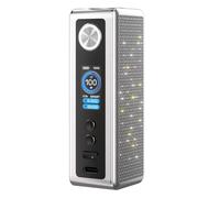 Per VOO POO Vinci Spark 100 Mod| 100W E Sigarette Box Mod Vape con Supporto Smart/RBA/ECO 18650 Batteria-Non Includere/Uforce-X Nano Tank (Solo Mod, No Nicotina) (Argento)