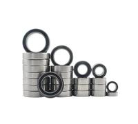Per Vorteks 4x4 3s Per Blx 1/10 25 Pezzi Kit Completo Di Cuscinetti Pre Ingrassati A Gola Profonda In Gomma Nera Sigillata Ricambi Per Auto RC Cuscinetti Rc
