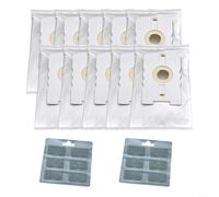 Per VT 265/270/300 sacchetti sottovuoto con profumo, confezione da 10 sacchetti in tessuto non tessuto + 12 inserti profumati, parti di ricambio facili da installare