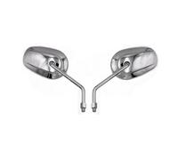 Per Vulcan Per VN 800 900 1500 1600 1700 2000 Specchietti Retrovisori Laterali Cromati/neri Da 10 Mm Per Moto Calotta Specchietto Retrovisore(Gray)