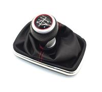Per VW 1999-2004 Per Golf 4 IV MK4 Per GTI R32 Per Bora Pomello Del Cambio | Impugnatura Asta Cambio Cuffia con ghetta cambio leva per auto MT 12mm 5/6 velocità(5 Speed--H)