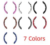 Per Vw Accessori Antiscivolo Coprivolante Decorativo Auto 7 Colori Opzionali accessorio(Nero)