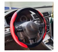 Per Vw Accessori Antiscivolo Coprivolante Decorativo Auto 7 Colori Opzionali accessorio(Rosso)