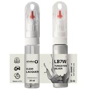 Per VW/AUDI TUNGSTEN SILVER LB7W Ritocco Riparazione Graffi Vernice (VERNICE ...