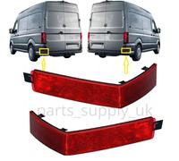 Per VW Crafter 2017-2021 Nuovo GENUINE Paraurti Posteriore Lato Riflettore Rosso