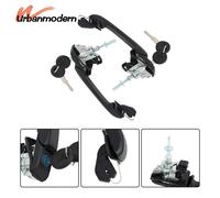 2 x maniglia porta con chiave anteriore sinistra, destra per VW Golf Vento...