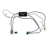Per SKODA Octavia 2 1Z UKW DAB+ Antenna Splitter 2x Fakra SMB Adattatore
