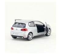 Per VW Golf 6 Volkswagen 1:36 Scala Modello Auto Golf GTI Miniatura Lega Veicolo Mobile Regalo(Silver)