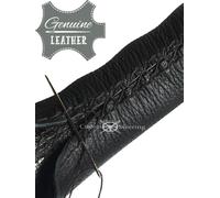 Per VW Golf MK1 1974-1983 Copertura In Pelle Nera E Grigia Scura Per Volante