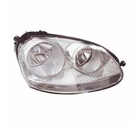 Per VW Golf Mk5 Escludere Gti 5/2004-2009 Faro Lampada Cromo Lato Guida