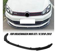 PER VW GOLF MK6 GTI GTD 2010-13 NERO PARAURTI ANTERIORE SPLITTER LABBRO SPOILER