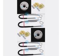Per VW Golf V 1K1 2/3 Porta Set Riparazione Alzacristalli Cavo Frontale SX + Dx