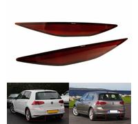 Per VW Golf VII 2012-16 Riflettori Paraurti Posteriore No Luce Lente Rossa Cover