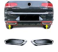 Per VW PASSAT B8 2014 AL 2019 Deflettore di scarico posteriore cromato ACCIAIO