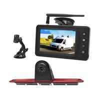 Per VW Per Crafter 1080P Luce Freno Di Alto Livello Kit Telecamera Di Retromarcia Wireless E Monitor Con Monitor HD Da 5 Pollici Retromarcia Telecamera