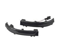 Per VW Per Gol Per Saveiro Per Voyage Per Fox Up Auto Indicatore di direzione dinamico a LED Specchietto laterale Indicatore di direzione sequenziale Automobili indicatori direzione(Smoked)