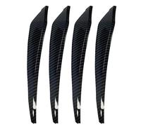 Per VW Per Golf 2 3 4 5 6 7 8 GTI GTD R R32 Mk4 Mk5 Mk6 Mk7 Mk8 Tsi Tdi Estate 4PCS Car Wheel Eyebrow Fender Splash Guard WEFOLCC(Carbon fibre look)