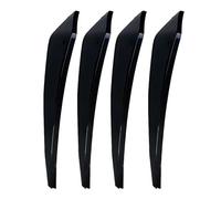 Per VW Per Golf 2 3 4 5 6 7 8 GTI GTD R R32 Mk4 Mk5 Mk6 Mk7 Mk8 Tsi Tdi Estate 4PCS Car Wheel Eyebrow Fender Splash Guard WEFOLCC(Black)