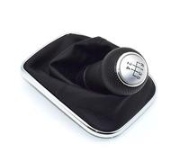 Per VW Per Golf 4 IV MK4 Per GTI R32 Per Bora 1999-2004 Pomello Del Cambio | Impugnatura Asta Cambio Stivale con ghetta con leva con telaio nero da 23 mm a 5 velocità(5 Speed1)