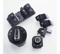 Per VW Per Golf 5 6 Per Mk5 Interruttore Pulsantiera Alzacristalli | Per Jetta 5 6 Per Passat B6 Per Touran Per SEAT Interruttore fari Alzacristallo elettrico interruttore principale 5ND941431B