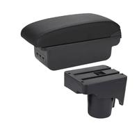 Per VW Per Golf 6 5 Mk6 MK5 Per Jetta 5 Auto Bracciolo Scatola Di Immagazzinaggio Interno Contenitore portaoggetti console centrale(B2 Linea nera 3USB)