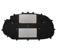 Per VW Per Golf 6 GTI cofano auto cuscinetto isolamento acustico motore copertura in cotone tappetino termico auto Tampone fonoassorbente(2 piece of aluminum)