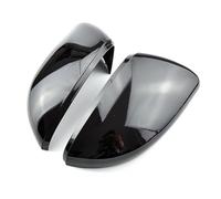 Per VW Per Golf 6 Per GTI Per R Per MK6 Per R20 Copri Specchietti Laterali Auto Coppia auto Calotte Specchio(Bright black)