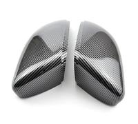 Per VW Per Golf 6 Per GTI Per R Per MK6 Per R20 Copri Specchietti Laterali Auto Coppia auto Calotte Specchio(Carbon Look black)
