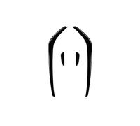 Per VW Per Golf 7.5 GTI 2017 2018 2019 Spoiler Anteriore A Lama Ala Laterale Griglia Presa D'aria Modanatura IENQBVL(Glossy black)