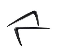 Per VW Per GOLF 7 MK7 Per GTi 2013-2016 Copertura Fendinebbia Bocchette Ventilazione Flap Canard Kit Carrozzeria Auto Splitter Paraurti Anteriore Nero Paraurti Anteriore Spoiler(L And R Upper)