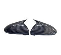 Per VW Per Golf Per MK7 7.5 Per GTI R Per GTD Copri Specchietti Retrovisori Laterali Base 2009-2020 Custodia Specchietto Specchietti Calotta Specchio(Carbon Fbier Look)