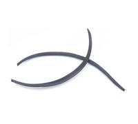 Per VW Per Golf Per Sagita Per Beetle Per Caddy Per Passat Per Polo Per Jetta Universale Fender Flare Wheel Eyebrow Striscia Antigraffio Lip RESPUNEKBAH(2pcs Carbon Fiber Look)