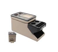 PER VW Per ID. BUZZ 2022 2023 + Set Di Box Per Ringhiere Anteriori Di Fila Bracciolo Centrale Per Auto Aziendale Mobile(B beige)