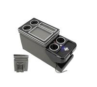 PER VW Per ID. BUZZ 2022 2023 + Set Di Box Per Ringhiere Anteriori Di Fila Bracciolo Centrale Per Auto Aziendale Mobile(D gray Wireless)