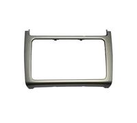 Per VW Per Polo 2014 2015 2016 2017 Cornice Di Ricambio Per Cruscotto Mascherina Radio E Audio AJOHBM(Silver grey)