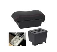 Per VW Per Polo 9N 3 Car Armrest Box 2002-2009 Parti Scatola Portaoggetti Auto Accessori Interni Bracciolo(B1 red line 3USB)