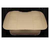 Per VW Per Polo Coprisedili Per Auto Pu Leather Non Si Muove Cuscino Per A Copertura Totale Laterale Per 4 Stagioni, Cuscini Monolitici Antiscivolo Coprisedile Traspirante(Beige rear 1pcs)