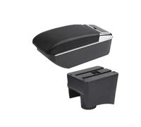 Per VW Per Polo Mk5 6R Per Vento 2010-2016 2017 2018 Scatola Portaoggetti Centrale Per Bracciolo Auto Scatola Bracciolo(B black line NO USB)