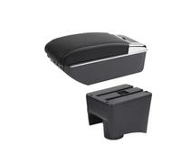 Per VW Per Polo Mk5 6R Per Vento 2010-2016 2017 2018 Scatola Portaoggetti Centrale Per Bracciolo Auto Scatola Bracciolo(C black line 7USB)