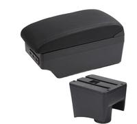 Per VW Per POLO Mk5 6R Per Vento 2010-2018 Auto Bracciolo Box Centrale Scatola Di Immagazzinaggio Accessori Interni BLNETU(C black black line)