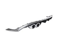 Per VW Per Polo MK6 2019 + Accessori Per Lo Styling Dell'auto Decorazione Paraurti Posteriore Labbro Diffusore Spoiler Splitter Protettore Spoiler Posteriori Alettone(Carbon black)