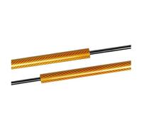 Per VW Per Polo Per 4a Per 9N Per 6Q Per 9N3 2001-2009 Montanti Cofano Molle A Gas Anteriore Supporti Di Sollevamento Ammortizzatore Pistoni Alza Cofano(Yellow carbon fiber)