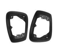 Per VW Per POLO Per Hatchback 2011 2012 2013 Nero Lato Sinistro Destro Ala Specchio Custodia Trim Specchietto Retrovisore Supporto Per Telaio(1 Pair)