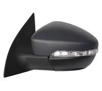 Per VW Per Scirocco 2009-2018 Specchietti Laterali 13 Fili Manuale Pieghevole Regolabile Elettricamente Indicatori Direzione Riscaldati Retrovisori Completi(Unpainted-Left(Side),13 Wire)