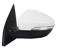 Per VW Per Scirocco 2009-2018 Specchietti Laterali Esterni Auto 13 Fili Manuale Regolabile Elettricamente Direzione Indicatori Memoria Retrovisori Completi(White-Left Passenger Side,13 Wire)