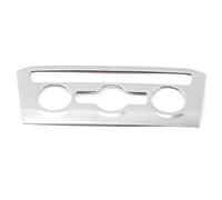 Per VW Per Tiguan MK2 2017-2019 Copertura Del Pulsante Dell'interruttore Del Climatizzatore Per Console Centrale Adesivo Per Interni WEFOLCC(Argento)