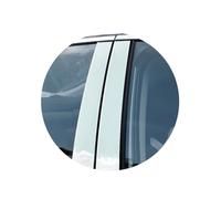 Per VW Per Tiguan MK2 2018 2019 2020 2021 2022 Finestra Porta Colonna B C Pilastro Montante Copertura Trim Adesivo(Argento)