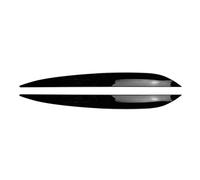 Per VW Per Touareg 2010 2011 2012 2013-2018 Auto Palpebra Anteriore Faro Copertura Sopracciglio Trim Adesivo Faro Sopracciglio Copri Faro Lente(Gloss Black)