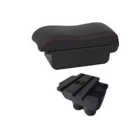 Per VW Per Touran Per Caddy Scatola Portaoggetti Centrale Porta USB Interni Retrofit Accessori Auto Bracciolo Centrale Auto(B2 red line 3USB)